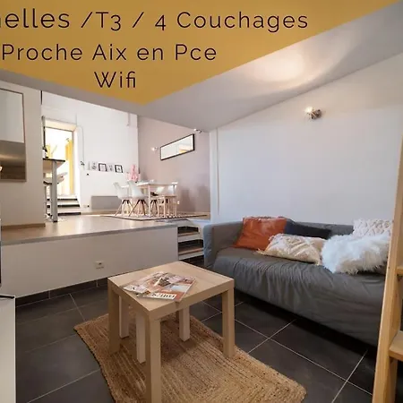 Appartement Tout Equipe 4 Couchages Avec Terrasse Et Parking Venelles Exterior photo